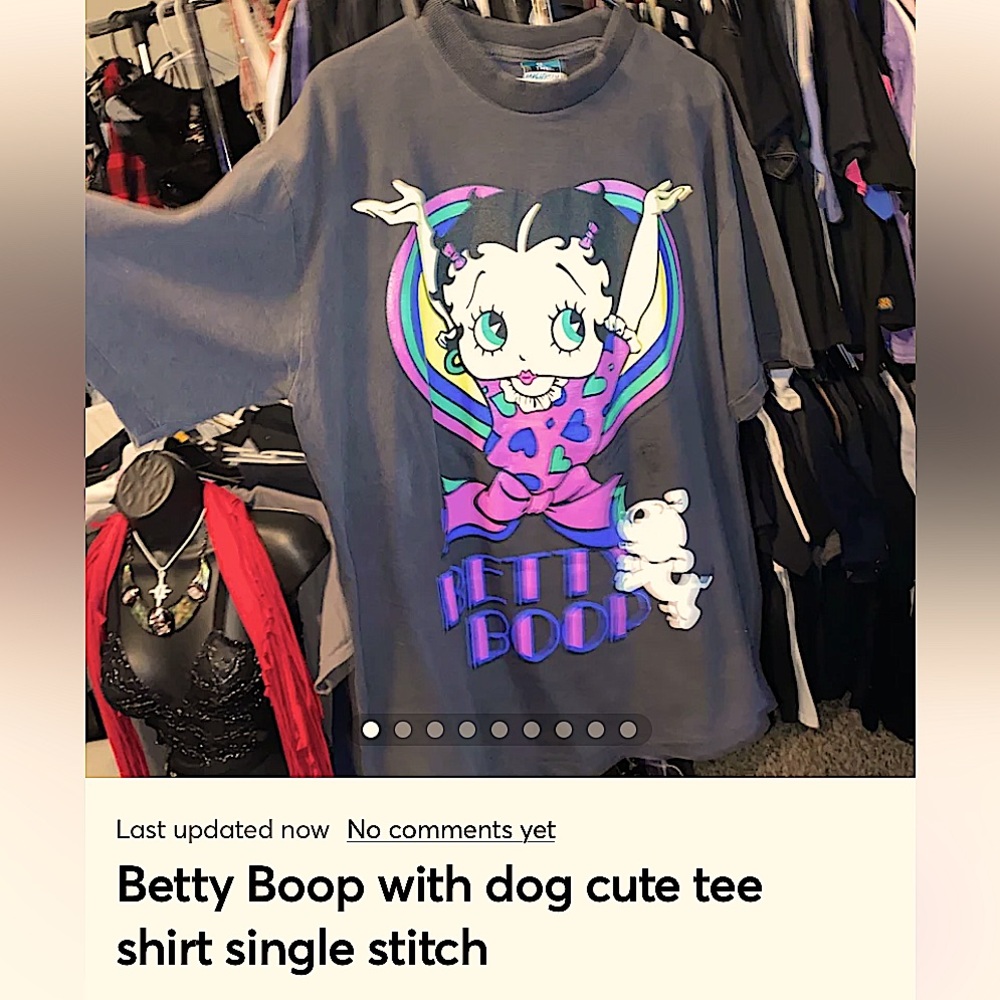 Betty Boop cute single stitch tee shirt